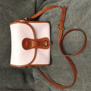 Vintage 90's Dooney & Bourke AWL Rare Size Small Essex Crossbody Bag R26